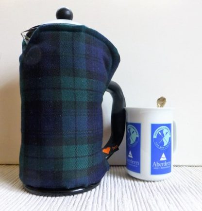 8 cup tartan french press cosy