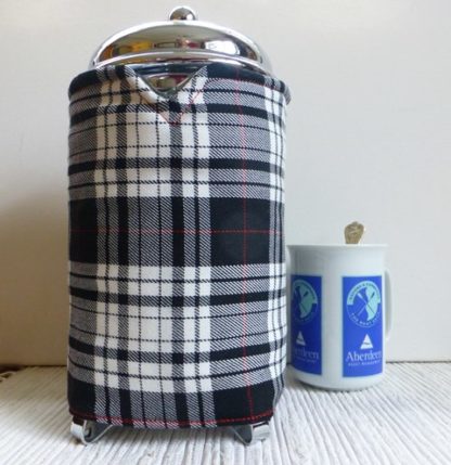 tartan 12 cup cafetiere cover