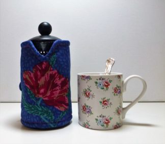 Ruby 3 cup cafetiere cover