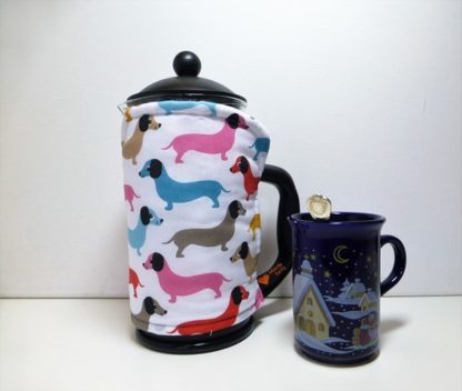 dachshund delight 8 cup cafetiere cover