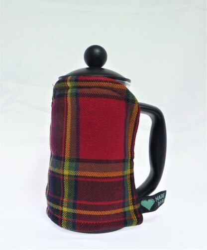 Traditional Red Tartan French Press Cover