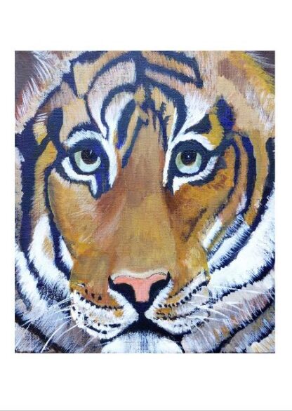 Endangered Siberian TigerGreeting Card