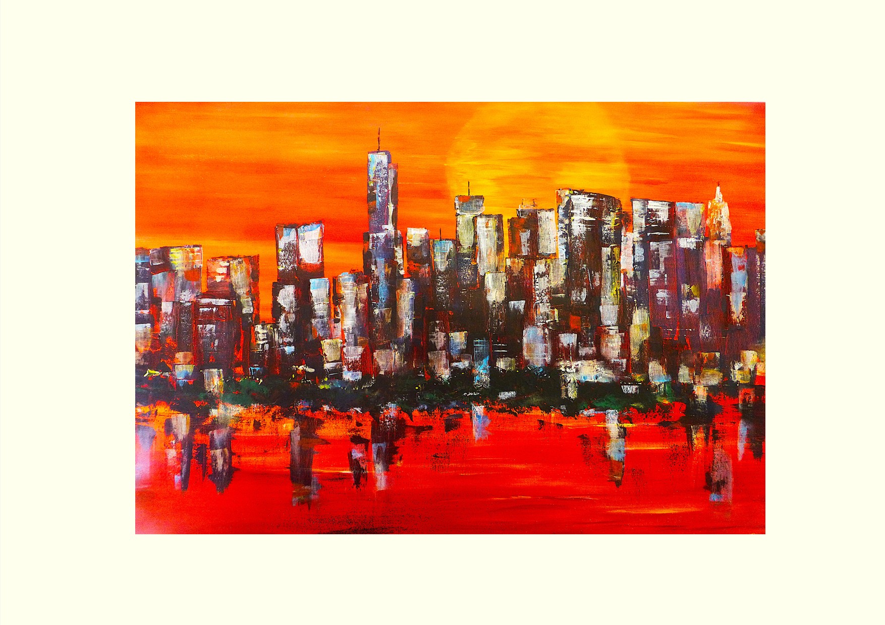 Manhattan Riverside Limited Edition Print